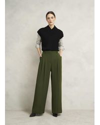 Hobbs - Alya Wide Trousers - Lyst