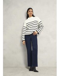 Hobbs - Eastnor Cotton Stripe Jumper - Lyst