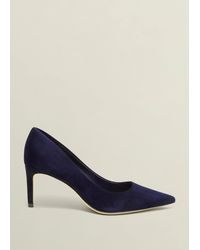 Hobbs - Leila Suede Court Shoes - Lyst