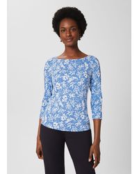 Hobbs - Sonya Printed Top - Lyst