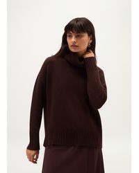 Hobbs - Gabi Wool Cashmere Rollneck Jumper - Lyst