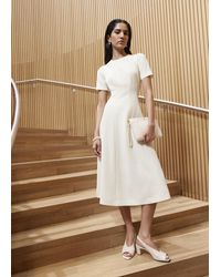 Hobbs - Eliana Seam Detail Dress - Lyst