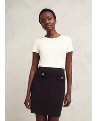 Hobbs - Sairey Sparkle Knitted Skirt - Lyst