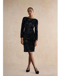Hobbs - Sawyer Sequin Dress - Lyst