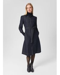 Hobbs - Coco Denim Dress - Lyst