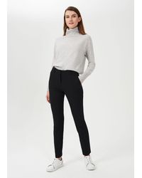 Hobbs - Quin Tapered Trousers With Stretch - Lyst