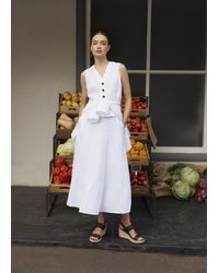 Hobbs - Alice Linen Skirt - Lyst