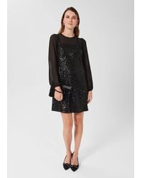 Hobbs - Zariah Sequin Dress - Lyst