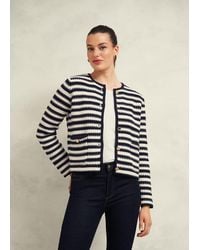 Hobbs - Milly Cotton Knitted Jacket - Lyst