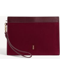 Hobbs - Catherine Suede Wristlet - Lyst