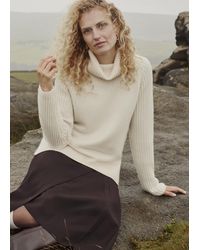 Hobbs - Oakley Wool Cashmere Rollneck Jumper - Lyst
