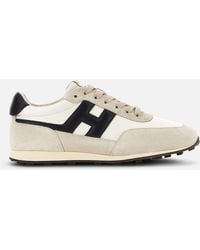 Hogan - Low-Top Sneakers With Silk And Nylon Construction - Lyst