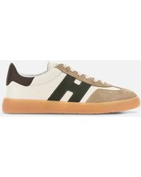 Hogan - Lace-Up Sneakers With Suede Overlays - Lyst