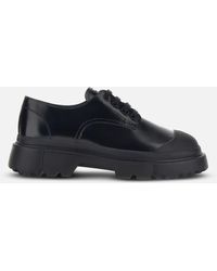 Hogan Zapatos de Cordones H619 - Negro