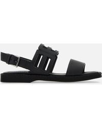Hogan H257 Slingback Color-block Sandals | Lyst
