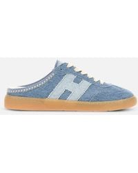 Hogan - Denim Cool Sabot Cotton Sneakers - Lyst