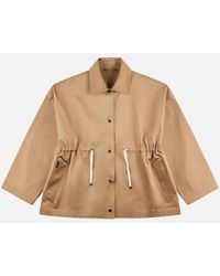 Hogan - Cortavientos En Tejido Gabardina De Algodón - Lyst