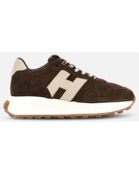 Hogan - H641 Logo-Patch Sneakers - Lyst