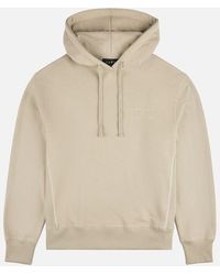 Hogan - Ecru Hoodie Sweatshirt - Lyst
