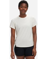 Hoka One One - Essential T-Shirt für Damen in Eggnog Größe L | Kurzarmshirts - Lyst