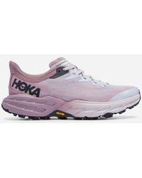 Hoka One One - Speedgoat 5 Schuhe für Damen in Elderberry/Lilac Marble Größe 39 1/3 | Gelände - Lyst
