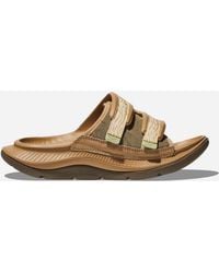 Hoka One One - Ora Luxe Chaussures en Wheat/Mushroom Taille M38 2/3/ W40 | Récupération - Lyst