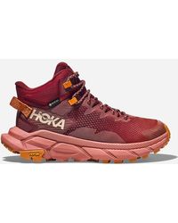 Hoka One One - Trail Code GORE-TEX Schuhe für Damen in Hot Sauce/Earthenware Größe 36 2/3 | Wandern - Lyst