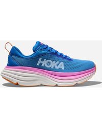 Hoka One One - Bondi 8 Chaussures pour Femme en Coastal Sky/All Aboard Taille 40 Large | Route - Lyst