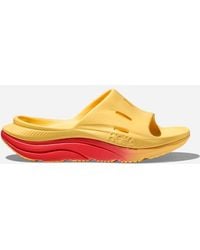 Hoka One One - Ora Recovery Slide 3 Schuhe in Poppy/Cerise Größe M36/ W 37 1/3 | Freizeit - Lyst