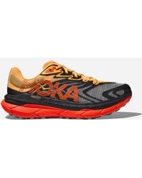 Hoka One One - Tecton X 2 Chaussures pour Homme en Black/Flame Taille 41 1/3 | Trail - Lyst