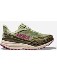 Hoka One One - Stinson 7 Chaussures pour Femme en Seed Green/Beet Root Taille 40 2/3 | Trail - Lyst