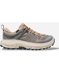 Hoka One One - Tor Ultra Lo GORE-TEX Chaussures en Limstone/Shifting Sand Taille 36 | Randonnée - Lyst