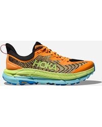 Hoka One One - Mafate Speed 4 Chaussures pour Homme en Solar Flare/Lettuce Taille 40 2/3 | Trail - Lyst