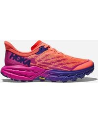 Hoka One One - Speedgoat 5 Chaussures pour Femme en Festival Fuchsia/Camellia Taille 42 Large | Trail - Lyst