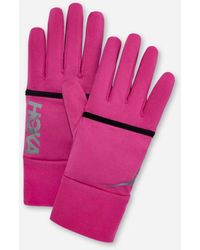 Hoka One One - ColdSnap Fleecehandschuhe in Fuschia Größe L | Handschuhe - Lyst