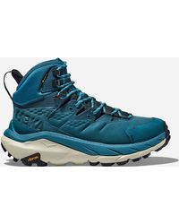 Hoka One One - Kaha 2 GORE-TEX Schuhe für Damen in Blue Coral/Blue Graphite Größe 38 | Wandern - Lyst