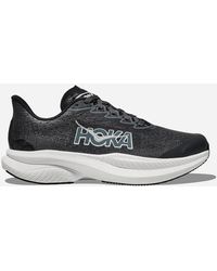 Hoka One One - Mach 6 Chaussures pour Enfant en Black/White Taille 36 | Route - Lyst