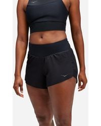 Hoka One One - Glide Shorts, 10 cm für Damen in Black Größe L | Shorts - Lyst