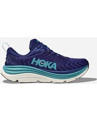 Hoka One One - Gaviota 5 Chaussures pour Femme en Bellwether Blue/Evening Sky Taille 37 1/3 | Route - Lyst