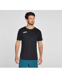 Hoka One One - T-shirt à manches courtes Glide pour Homme en Black Taille M | T-Shirts À Manches Courtes - Lyst