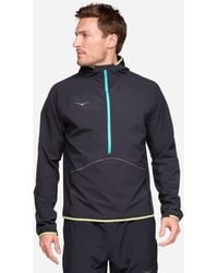 Hoka One One - SkyGlow Jacke mit halblangem Reißverschluss für Herren in Black Größe S | Jacken - Lyst