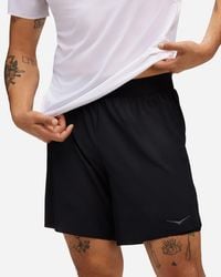 Hoka One One - 2-in-1 Glide Shorts, 18 cm für Herren in Black Größe S | Shorts - Lyst