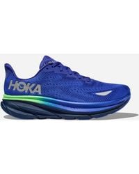 Hoka One One - Clifton 9 GORE-TEX Chaussures pour Homme en Dazzling Blue/Evening Sky Taille 41 1/3 | Route - Lyst