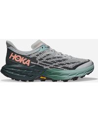 Hoka One One - Speedgoat 5 Chaussures pour Femme en Harbor Mist/Spruce Taille 38 | Trail - Lyst
