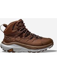 Hoka One One - Kaha 2 GORE-TEX Schuhe für Herren in Dark Brown/Harbor Mist Größe 40 2/3 | Wandern - Lyst