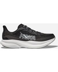 Hoka One One - Mach 6 Chaussures pour Femme en Black/White Taille 41 1/3 | Route - Lyst