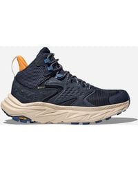 Hoka One One - Anacapa 2 Mid GORE-TEX Schuhe für Herren in Varsity Navy/Oat Milk Größe 48 | Wandern - Lyst