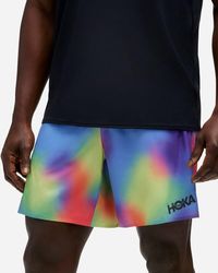 Hoka One One - Short 18 cm pour Homme en Multi Taille XS | Shorts - Lyst