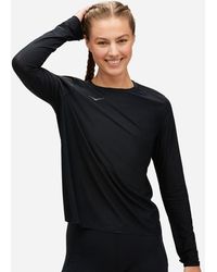 Hoka One One - Haut de running à manches longues Airolite pour Femme en Black Taille XL | T-Shirts À Manches Longues - Lyst
