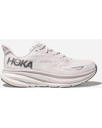 Hoka One One - Clifton 9 Schuhe für Damen in Nimbus Cloud/White Größe 36 | Straße - Lyst
